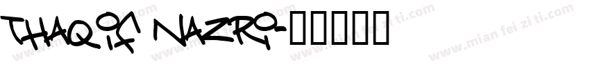 thaqif nazri字体转换